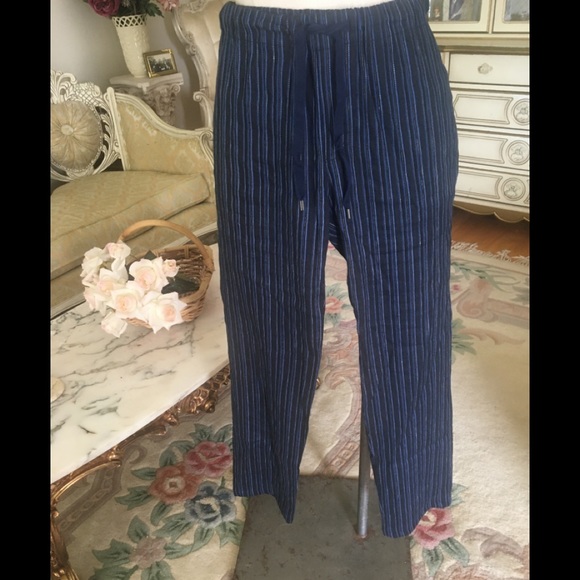 Vince like new linen blend 4 pocket pants size M